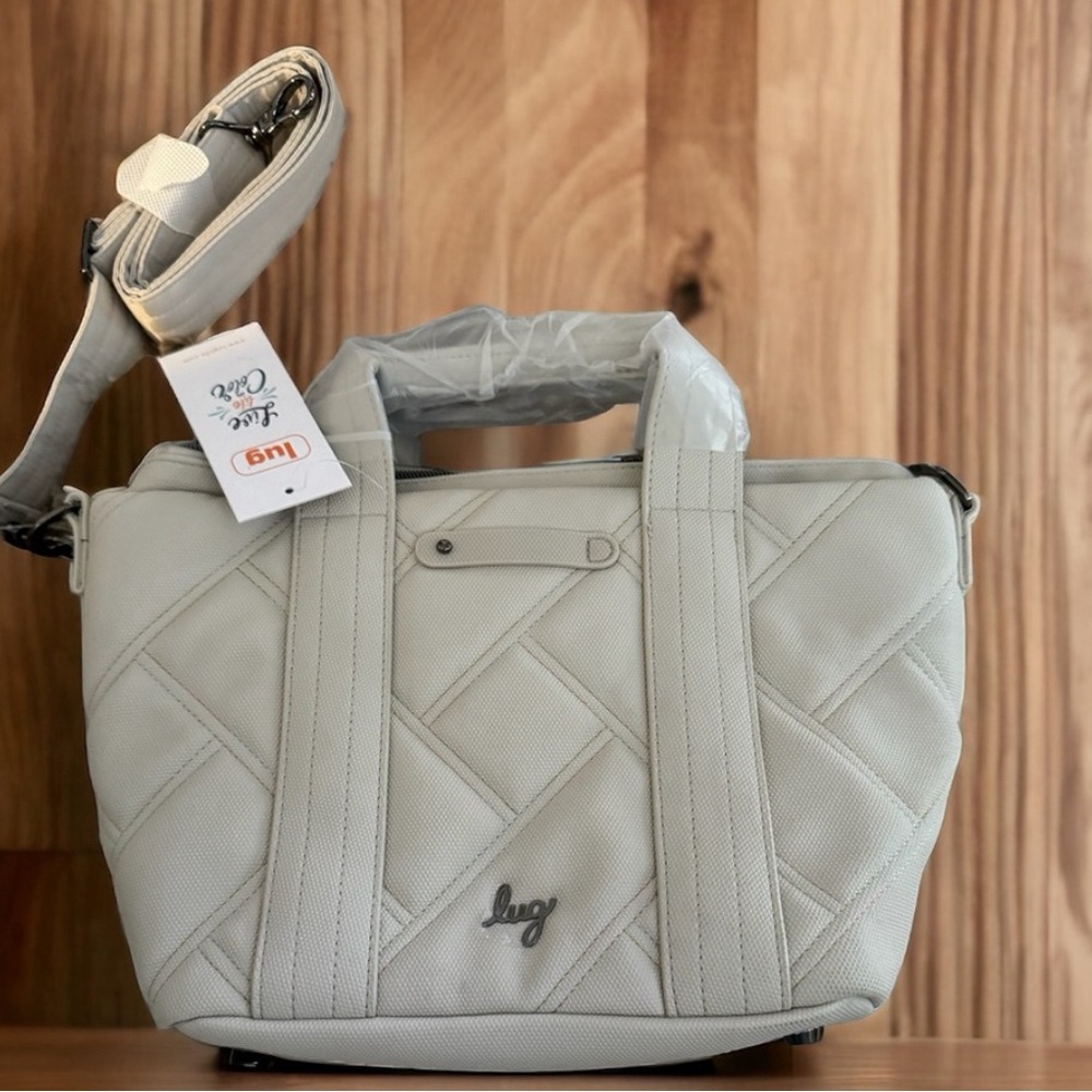 Lug luxe matte crossbody purse